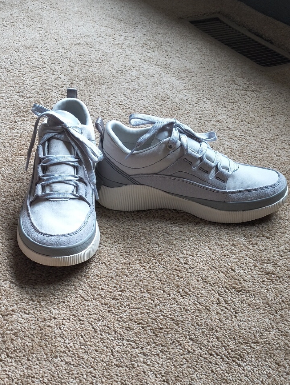Sorel Waterproof Women's Light Gray Low-Top Sneakers